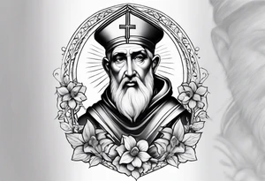 Saint Anthony tattoo idea