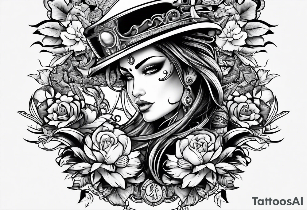 Two members fighting tattoo idea