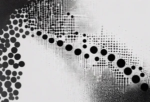 minimalist dna tattoo idea