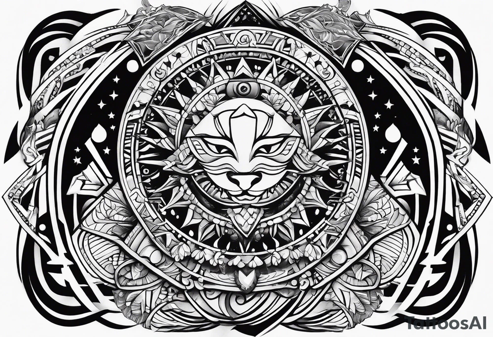 Space armband tattoo tattoo idea