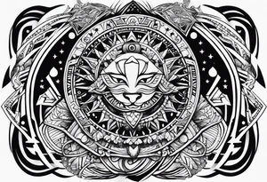 Space armband tattoo tattoo idea