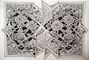 2 Puzzle pieces tattoo idea