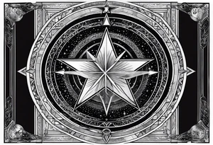 the star (tarot card) with Aquarius feeling tattoo idea
