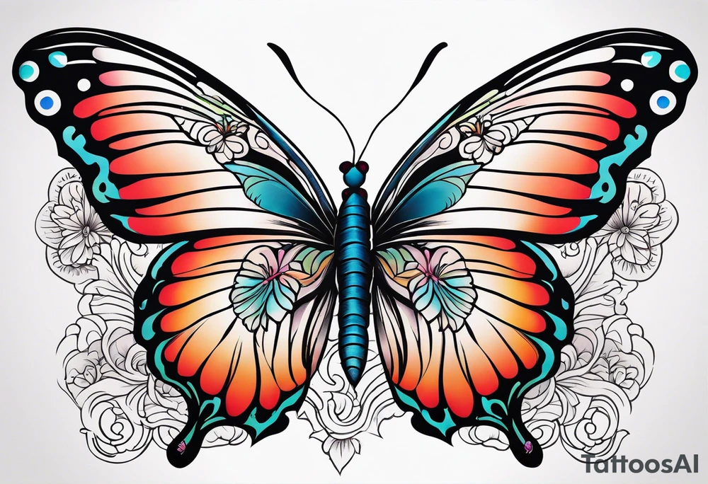 Butterfly tattoo idea