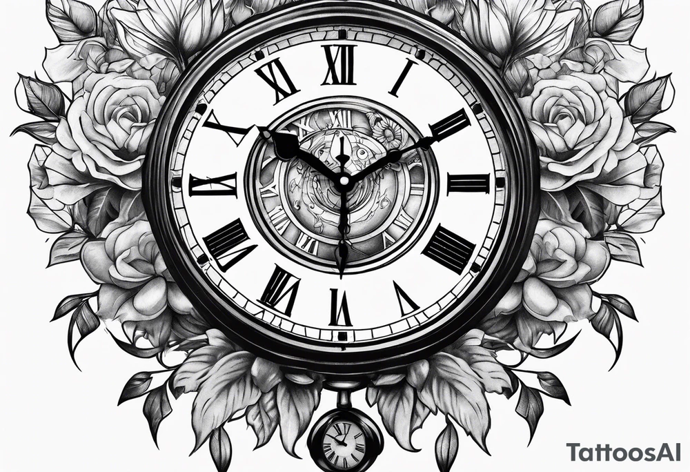 Clock tattoo idea