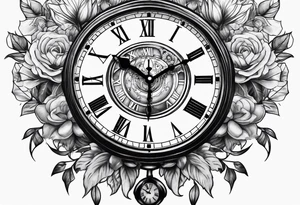 Clock tattoo idea