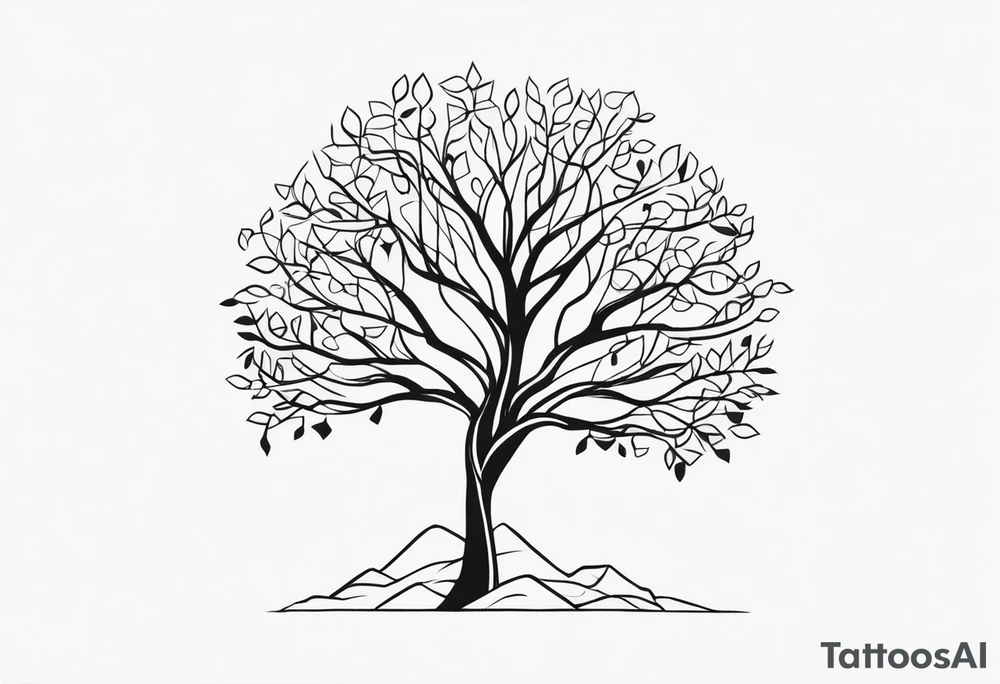 Byte tree for forearm tattoo idea