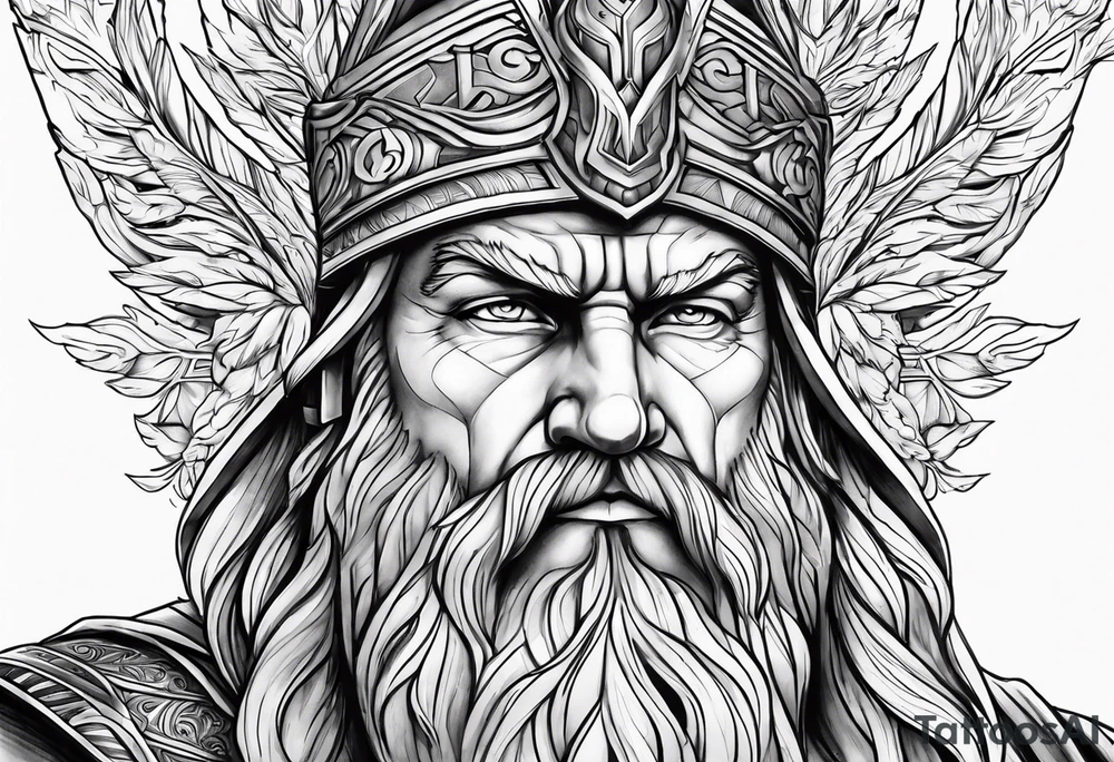 odin zeus tattoo idea