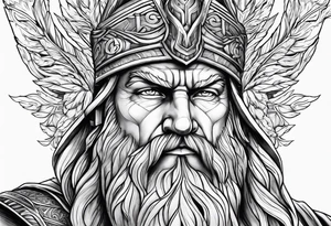 odin zeus tattoo idea