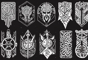 Viking symbol l tattoo idea
