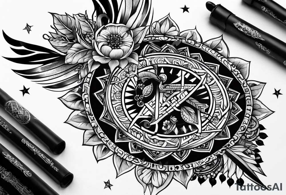 Something for matching couples tattoo,, including the word Gizaagi’in tattoo idea