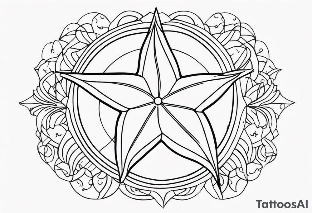 star fish tattoo idea