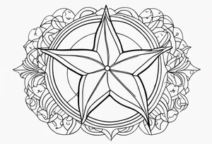star fish tattoo idea