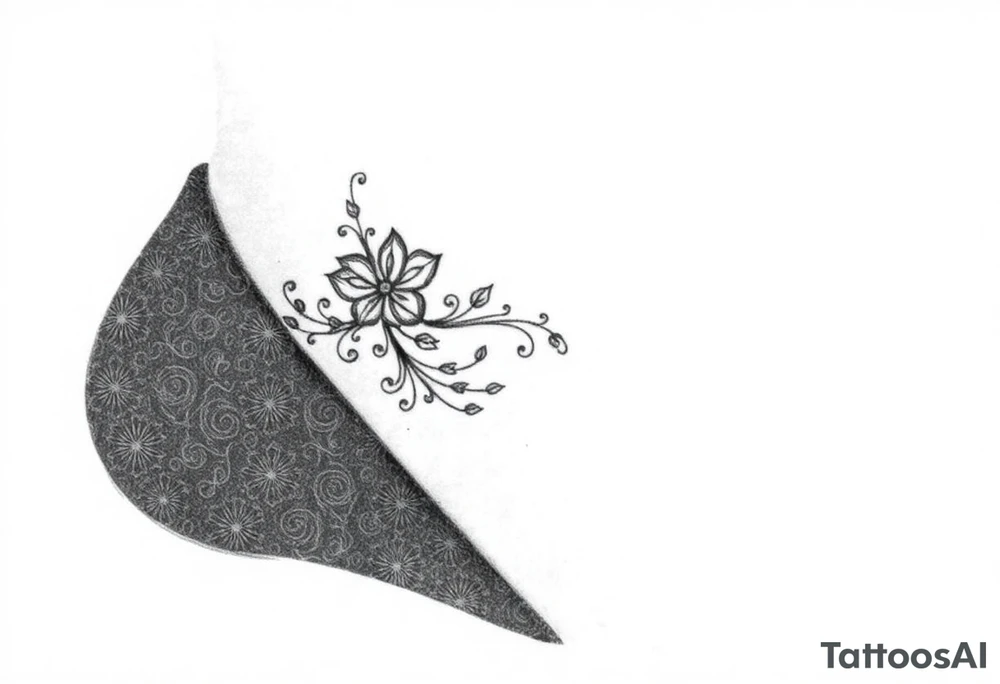 Anklet and charm Diane tattoo idea