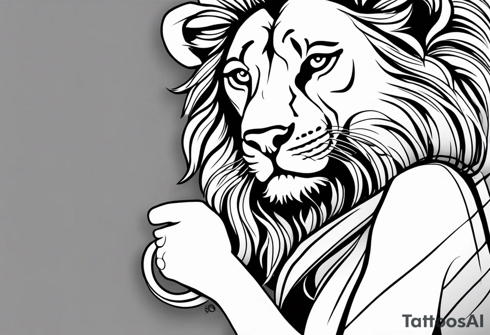 Sad,leo tattoo idea