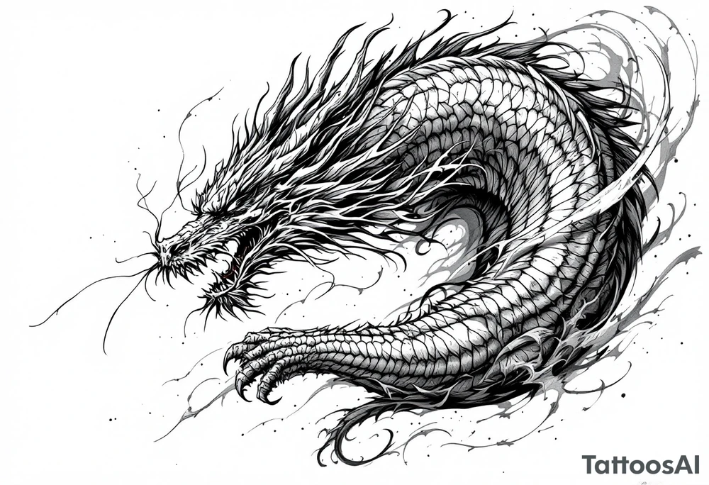 dragon tattoo idea