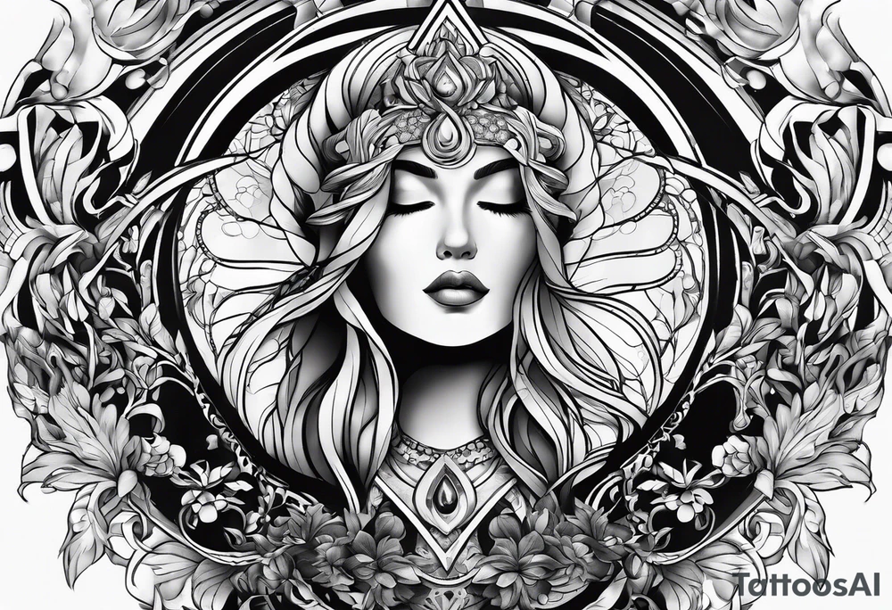 5-hydroxytryptamine tattoo idea