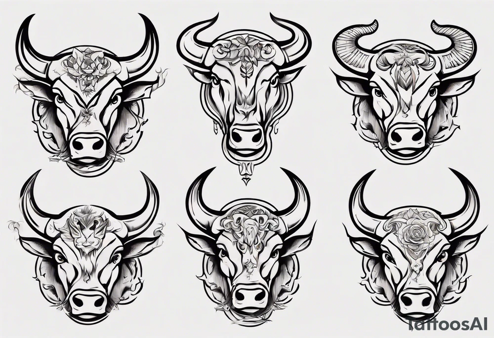 bull tattoo idea