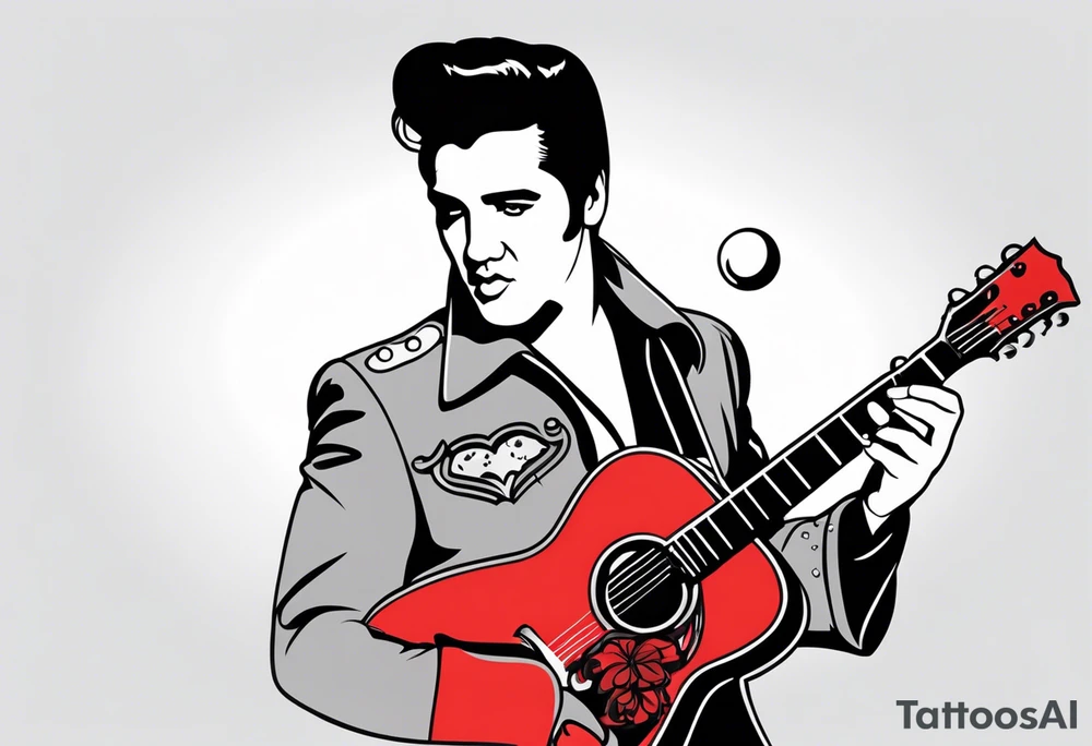 Las Vegas Elvis tattoo idea