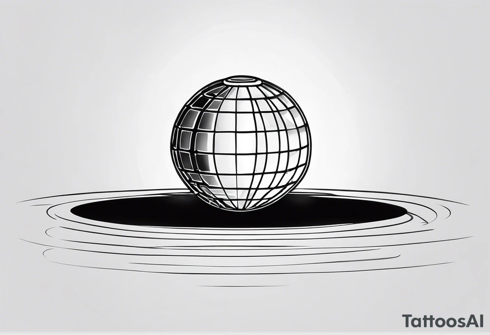 Mirrorball tattoo idea