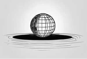 Mirrorball tattoo idea