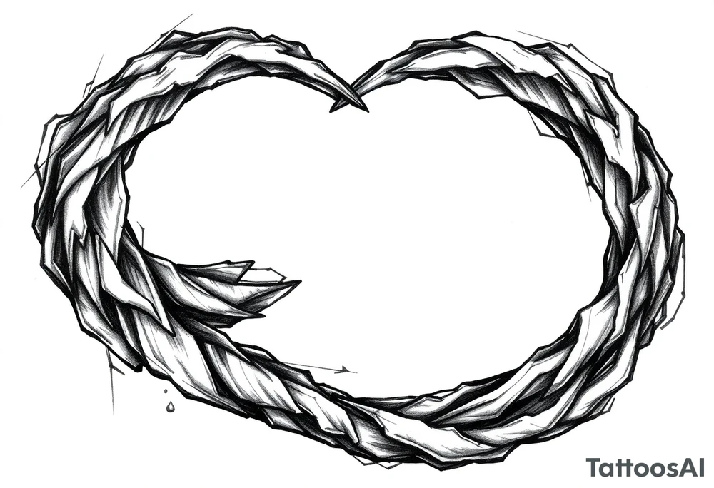 Infinity loop tattoo idea