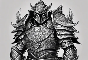 heavy armor tattoo idea