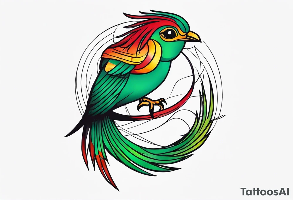 quetzal tattoo idea