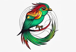 quetzal tattoo idea