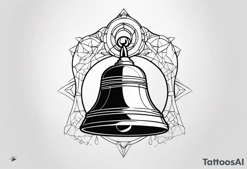 cracked bell tattoo idea