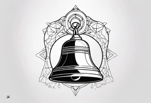 cracked bell tattoo idea