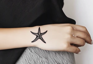 Dainty Shell/starfish wrist tattoo tattoo idea
