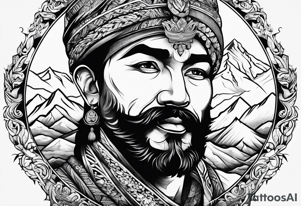 everest tattoo idea