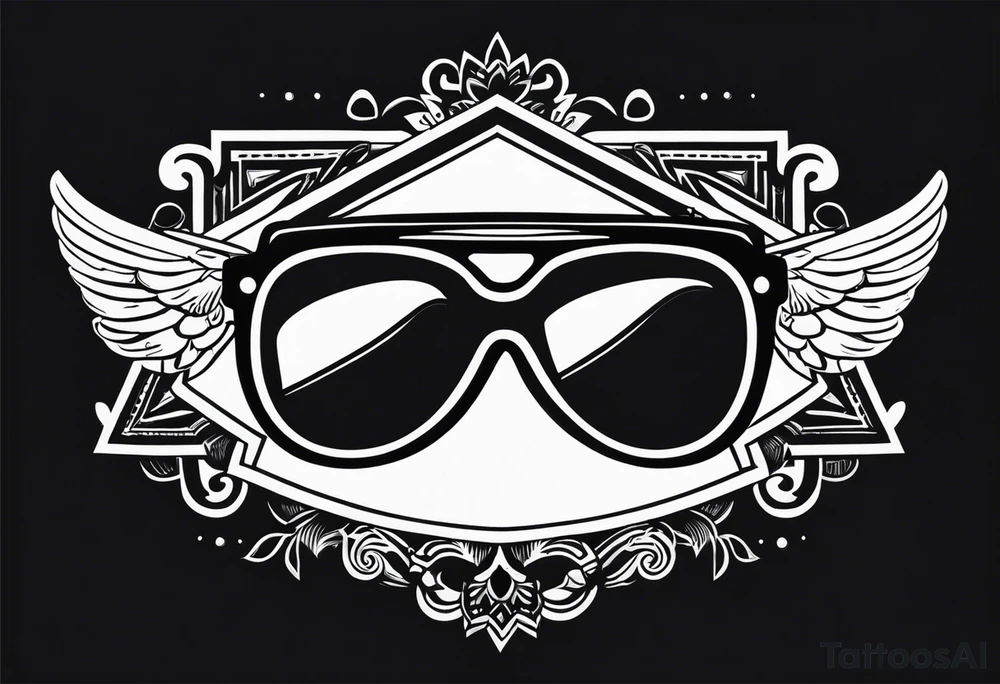 Officer Sunglasses tattoo idea