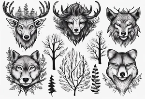 forest
family tattoo idea