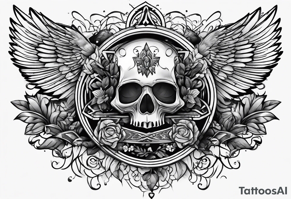W with arrows tattoo idea