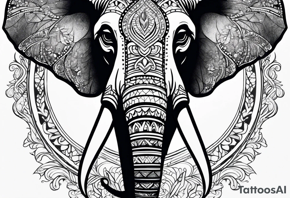 Elephant tattoo idea