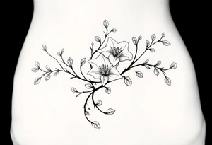 lillie’s and vines that can wrap around tattoo idea