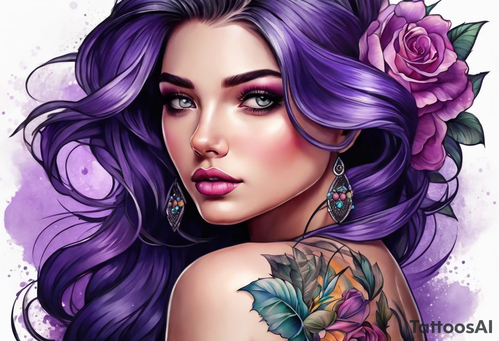 Violet tattoo idea