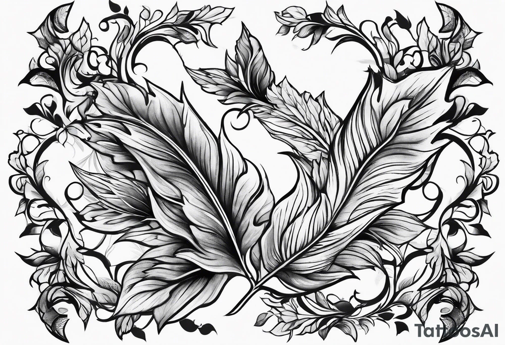 leafs flying tattoo idea