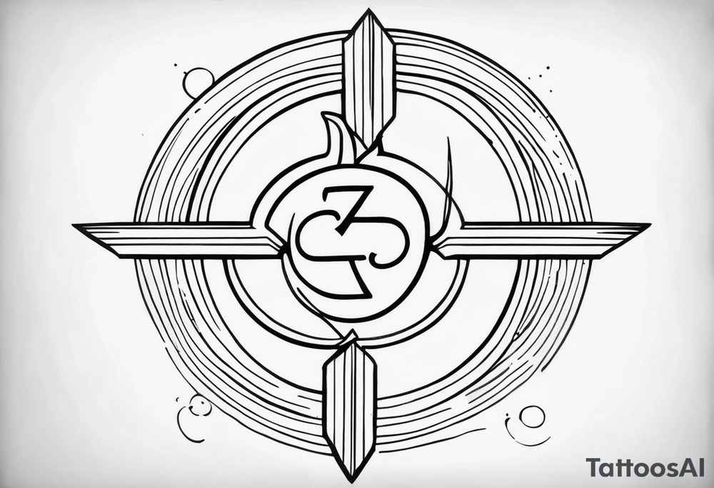 Gemini symbol tattoo idea
