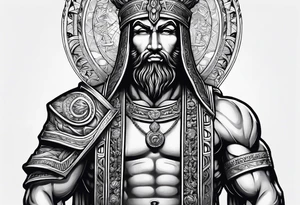 Cleveland Guardian statue tattoo idea
