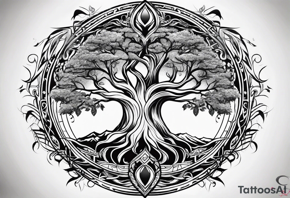 Yggdrasil tattoo idea