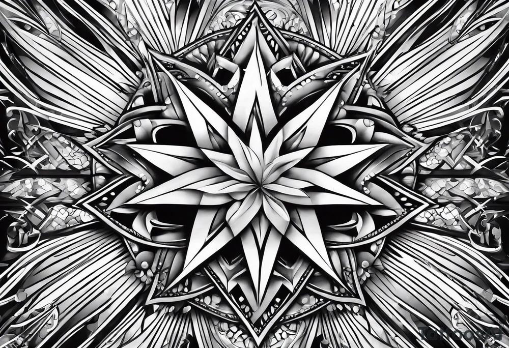 Morning star whip lit tattoo idea