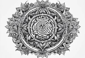 Sanskrit symbol for breathe tattoo idea