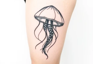 A big jellyfish tattoo tattoo idea