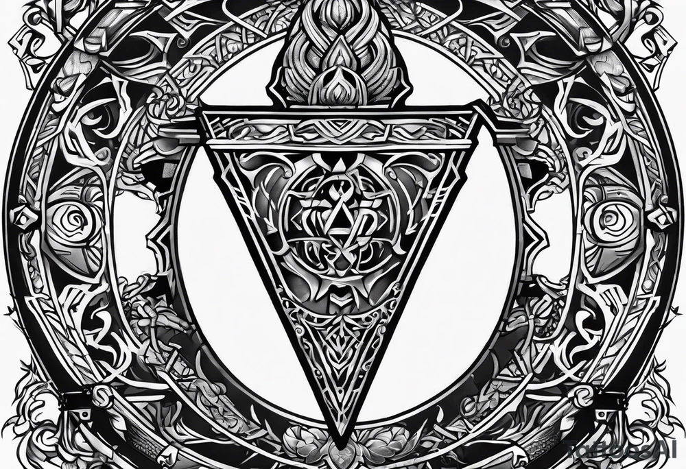 Lighting hammer tattoo idea