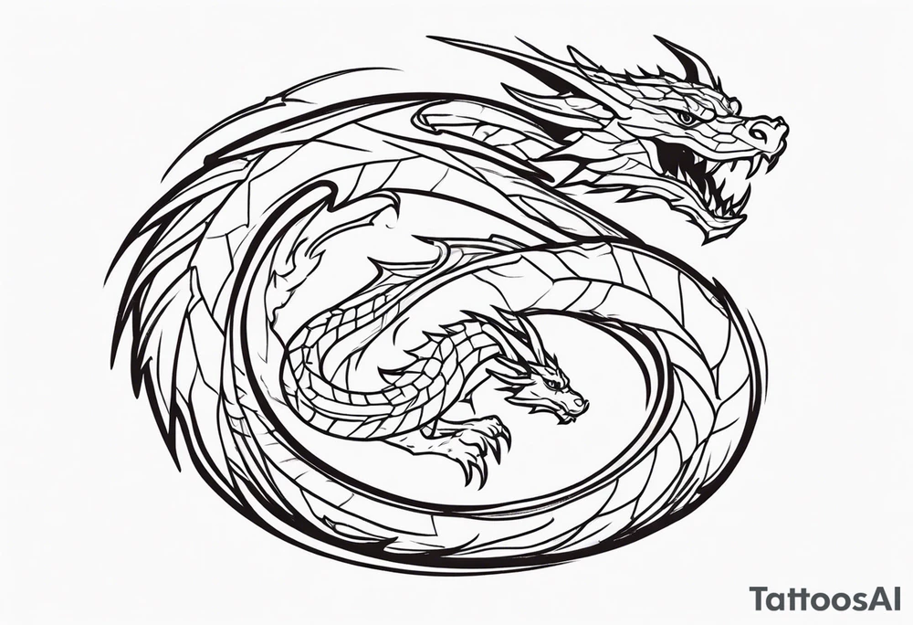 Smaug with the doctor tattoo idea