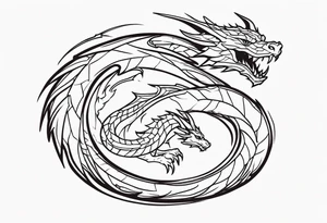 Smaug with the doctor tattoo idea