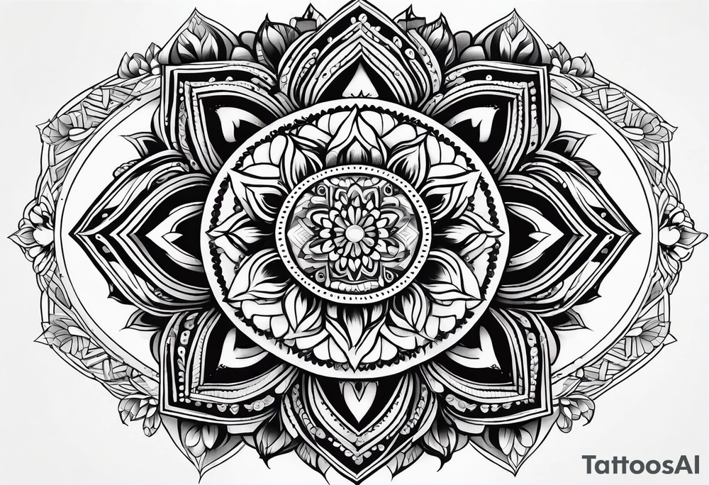 mandala tattoo idea